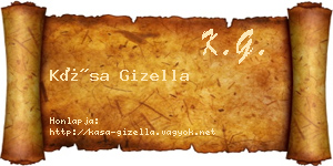 Kása Gizella névjegykártya