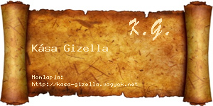 Kása Gizella névjegykártya